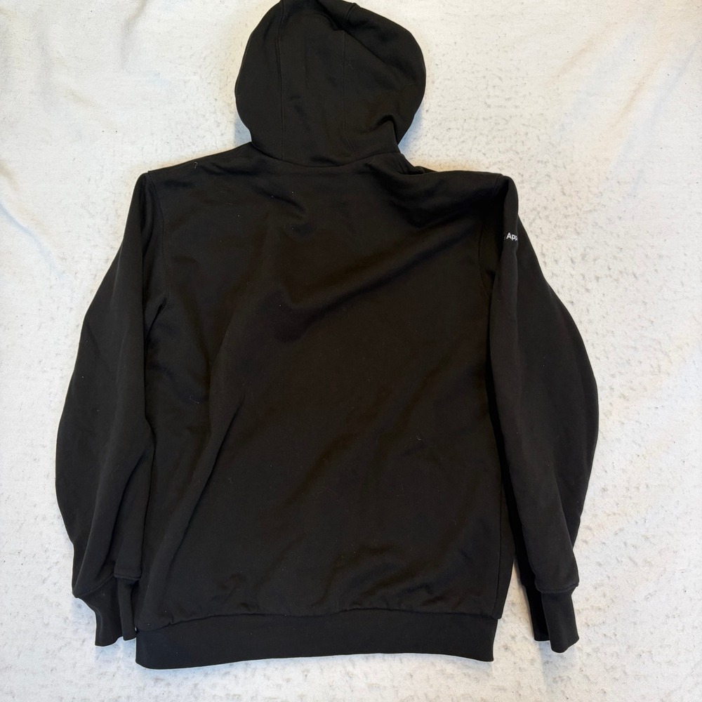 Carhartt Full Zip Hoodie Mens Small Black Loose Fit WSP Embroidered TS4078-M